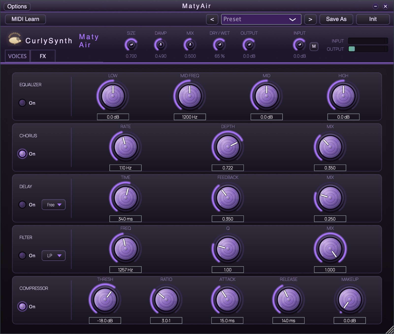 MatyAir — FX Page